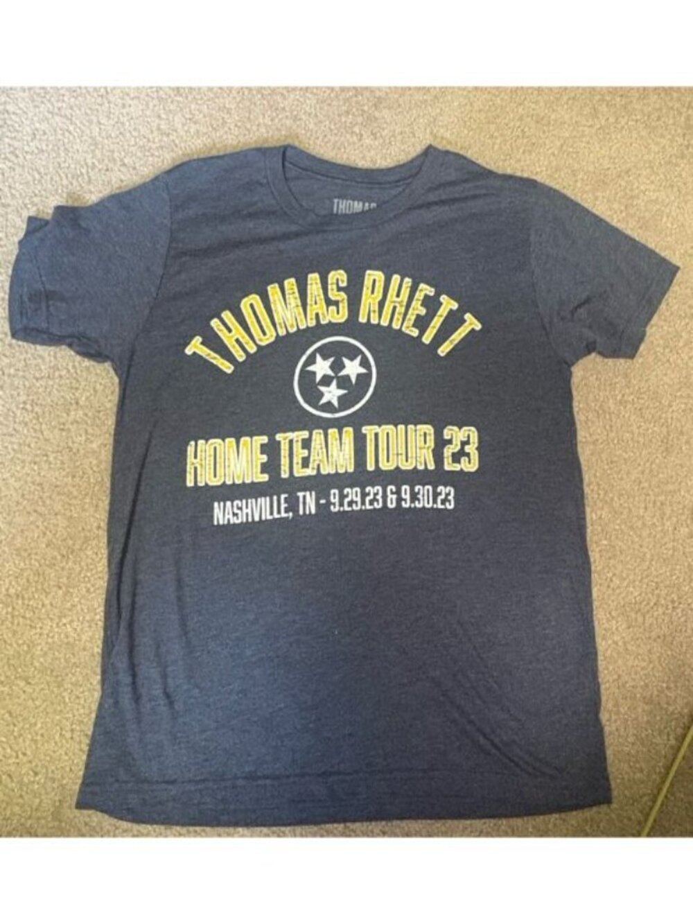 Thomas Rhett Home Team VHS Tour 2023 Nashville T-Shirt Size M Merch